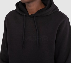 Sudadera con Capucha para Hombre, 100% Algodón, Diseño Cálido para Invierno 2024, Bolsillo Sólido, Cuello con Capucha Teñido Liso, Personalizable, Venta al Por Mayor - Product Image 5