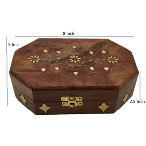 Premium Quality Handcrafted <b>Wooden</b> <b>Jewellery</b> Box Elegant Storage Solution for Rings or Earring Available at Best Price - Product Image 2