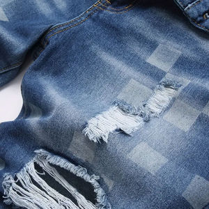 Qualité supérieure 2025 nouvelle dernière conception hommes jean court en gros personnalisé couleur taille Style jean court OEM Service - Product Image 5