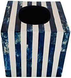 Boîte à mouchoirs en incrustation d'os de luxe faite à la main Nouveau design pour la maison et le bureau de l'hôtel exporté d'Inde par l'artisanat en croissant - Product Image 2