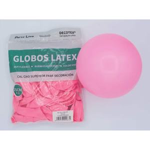Decotex <b>Latex</b> Balloons 25Cm <b>Pink</b> R10 Party Decoration - Product Image 1