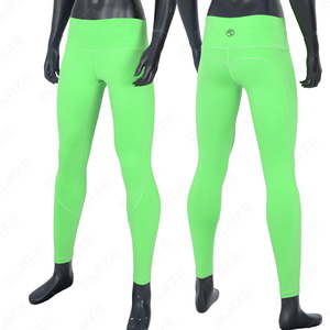 Ropa de mujer de talla grande, mallas de compresión, logotipo personalizado, pantalones de Yoga sin costuras, Material de licra, cintura elástica, mallas de Yoga - Product Image 1