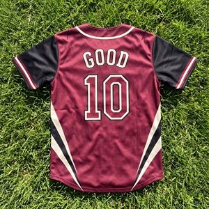 Camisetas de Béisbol OEM con Botones para Hombre, Mujer y Jóvenes, Uniformes de Béisbol Lisos, Personalizables con Sublimación, Impresión de Logotipo, Jersey de Béisbol - Product Image 2