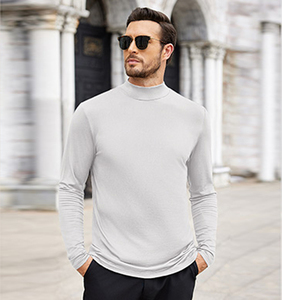 <b>Men's</b> T-Shirts 100% Bamboo Fiber Vintage <b>Animal</b> Print Slim Fit Long Sleeve Anti-Wrinkle High Quality Export Goods Bangladesh - Product Image 4