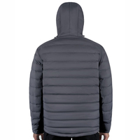 Veste d'hiver pour homme de qualité supérieure, nouvelle mode, vente en gros, col montant, manches longues, personnalisable, matelassée, réversible