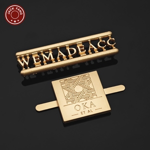 Bag <b>Gold</b> metal plate logo Hijab Abaya Scarf Shoes Custom Brand logo Metal Label Personalised metal tag for <b>Clothes</b> Clothing - Product Image 5