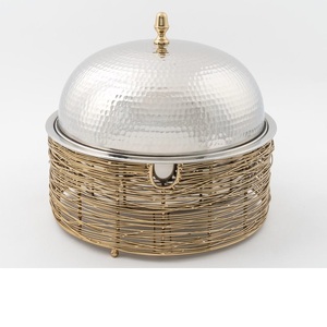 หม้อเหล็กลวดโลหะหุ้มฉนวนใช้งานตกแต่งสำหรับงานแต่งงานงานกิจกรรมหม้อร้อนสำหรับเสิร์ฟอาหาร - Product Image 1