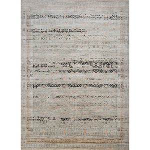 พรมวิสกายาสีเบจและสีน้ำตาล ทอมือจากขนแกะอัฟกัน ลายเรขาคณิต สำหรับห้องนั่งเล่น ขนาด 9x12 ฟุต สำหรับตกแต่งบ้าน-ENM-8010 - Product Image 1