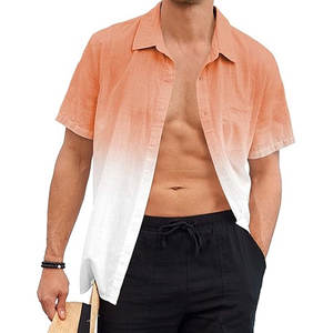 Vente chaude Sublimation Respirant Sur Mesure Hommes Chemises De Vacances D'été Écologique À Séchage Rapide T-shirts De Plage - Product Image 2