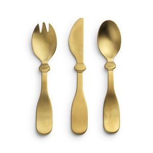 Lot de 5 couverts plaqués or de qualité supérieure avec ensemble de couverts de qualité exclusive pour hôtel de luxe, restaurant, traiteur, banquet de mariage - Product Image 2