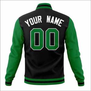 แจ็กเก็ตเสื้อกีฬาแขนยาวผ้าฝ้ายโพลีเอสเตอร์สไตล์สตรีทสำหรับฤดูหนาวกำหนดหมายเลขชื่อตามสั่ง - Product Image 3