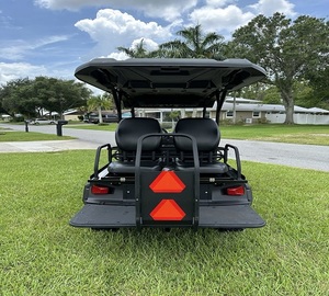 Nouveaux chariots de golf électriques soulevés 48V 2 places sièges de personne Scooter de golf blanc 4 roues Lithium chariot de golf 4 places - Product Image 4