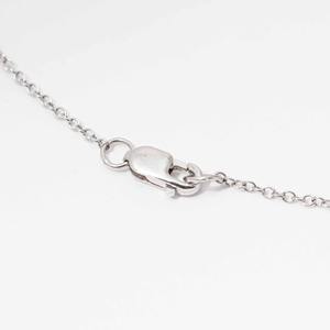 Collar con Colgante de Oro Sólido de 14K con Zafiro Azul Redondo de 0.40 Quilates y Diamantes, Joyería Elegante, Regalo de Cumpleaños para Mujer - Product Image 5