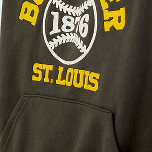 Vente directe d'usine OEM, sweats à capuche avec impression en relief, nouvelle arrivée, vêtements d'extérieur, sweats à capuche de couleur unie avec impression en relief, sweats à capuche surdimensionnés - Product Image 5