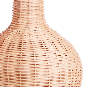 Lámpara de mesa de ratán con pantalla de tambor de seda, hechas de materiales Lámparas hechos a mano, accesorios de decoración del hogar, al por mayor. - Product Image 4