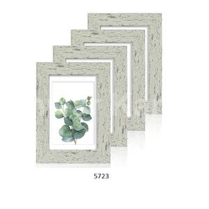 Juego de 4 piezas de vidrio real y marco de madera verde salvia para el hogar, sala de Estar, comedor, decoración de mesa de oficina - Product Image 1