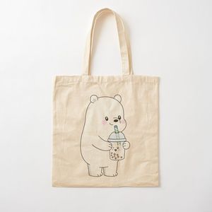 CENTIC CT-PPB014 <b>Extra</b> <b>Large</b> <b>Printed</b> Eco Friendly Recycled Reusable Cotton Canvas Grocery Shopping Tote Bag Letter Pattern - Product Image 6