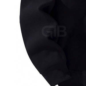 Nouvel arrivage Sweat à capuche d'hiver respirant 100% coton de qualité supérieure à demi-fermeture éclair pour adultes, tenue décontractée avec motif solide - Product Image 4