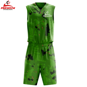Uniforme de basket-ball sur mesure uniforme de basket-ball 100% polyester hommes uniforme de basket-ball - Product Image 5