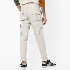 Pantalones Cargo de Lona de Alta Calidad, 100% Algodón, Suaves al Tacto, Antiarrugas, Transpirables, Ligeros, para Uso Diario - Product Image 4