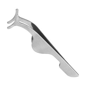 Pince applicatrice de cils en acier inoxydable de 11cm pour les sourcils Outil de beauté pour les cils - Product Image 1