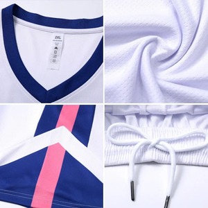 Uniformes d'équipe personnalisés à séchage rapide, vente en gros, nouveaux logos imprimés, uniformes de basket-ball tendance, fabricant de maillots de basket-ball - Product Image 5