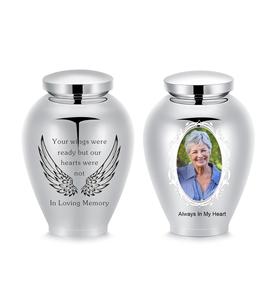 โกศบรรจุอัฐิรูปภาพ ปีกนางฟ้า ต้นไม้แห่งชีวิต สำหรับผู้หญิง ผู้ชาย ผู้ใหญ่ งานศพ ขนาดตามสั่ง - Product Image 1