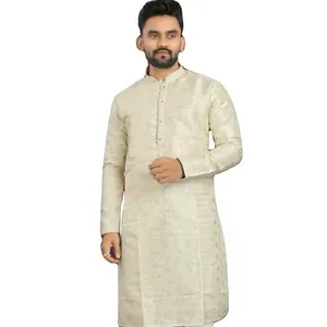 축제 특별 맞춤 제작 kurta 잠옷 세트 남성 저렴한 가격에 최고의 품질 인도 공급 업체