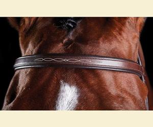 Fancy Stitch Brida Hecha de cuero de alta calidad Tocado de forma anatómica de manera uniforme - Product Image 5