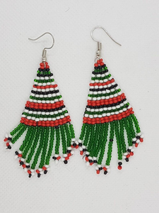 Broderie boucle d'oreille perles à la main perlé matériel pour les femmes de fête embelli bijoux artisanat en gros - Product Image 2