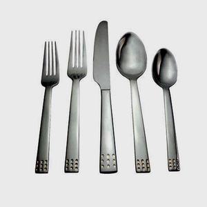 Juego de cubiertos de comedor niquelado plateado de acero inoxidable, venta directa de fábrica de calidad superlativa, cubiertos de plata - Product Image 3