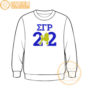 Sudadera de Invierno Personalizada de Alta Calidad de la Hermandad Sigma Gamma Rho, Sudadera de Forro Polar de Algodón Bordada con el Logotipo de la Hermandad Griega para Mujer - Product Image 5