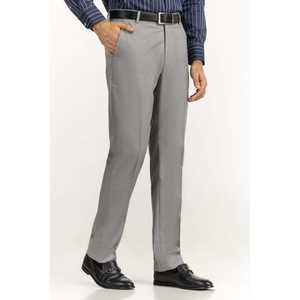 Pantalon de costume coupe classique FP-NFL25-002 en tissu peigné - Product Image 2