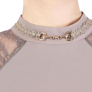 Camisa de equitación vintage de manga corta para mujer, recién llegada, ropa deportiva ecuestre de lona de alta calidad - Product Image 4