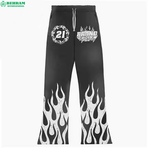 Wholesale Custom Logo Unisex Full <b>Zip</b> <b>Hooded</b> Tracksuit Sweatpants Hoodie Set Acid Wash Winter 2 Piece 100% Cotton Eco-Friendly - Product Image 4