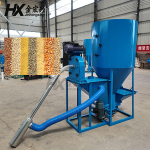 Nuovo Trituratore Miscelatore Verticale a Doppia Vite per Uso Agricolo, per la Lavorazione di Grano <span class=keywords><strong>in</strong></span> Polvere e Pellet, Alta Sicurezza, <span class=keywords><strong>in</strong></span> Ghisa, 150-1500kg/h - Product Image 1
