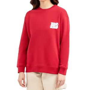 Sudaderas de algodón personalizadas para mujer, jerséis de moda estampados, ropa elegante al por mayor de vendedores de moda, logotipo frontal para invierno - Product Image 1