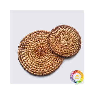 Handcrafted Rattan Placemat and Charger <b>Plates</b> Rustic Table <b>Decoration</b> Elegant <b>Wall</b> Hanging <b>for</b> Weddings and Dining - Product Image 1