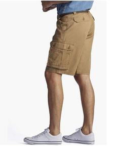 กางเกงขาสั้นผ้าฝ้ายทอลายทแยงสำหรับผู้ชายกางเกงขาสั้นสำหรับกิจกรรมกลางแจ้ง - Product Image 2