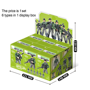 6in1 bán buôn 1/36 Mini wargame hành động con số quân đội người đàn ông đồ chơi người lính thu nhỏ nhựa mô hình kit súng và vũ khí accessaries cậu bé - Product Image 2