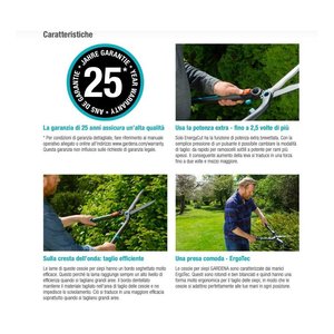 Taille-haie 2-en-1 ENERGYCUT 12303 20 (60 cm) pour outil de jardinage Gardena - Product Image 3