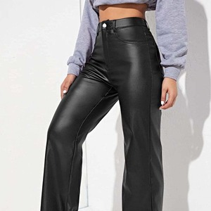 Women's PU <b>Leather</b> Pants <b>Leggings</b> Fleece Lining Multi Color Trousers High Waist Waterproof Thick <b>Leggings</b> Ronpex - Product Image 5