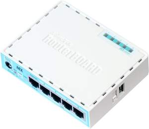 Enrutador WiFi inalámbrico con cable para oficina en casa Mikrotik 880 MHz Gigabit Ethernet Mikrotik hEX <span class=keywords><strong>RB750Gr3</strong></span> - Product Image 1