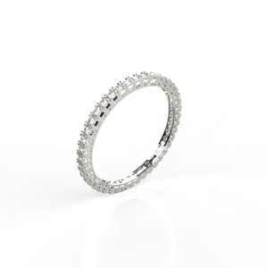 Avarta Jewelry Plata esterlina 30 centavos cada línea Brazalete de diamantes - Product Image 5