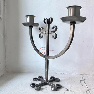 Antique Design <b>Black</b> Solid Iron <b>Candelabra</b> Home Decoration Modern Candle Jar Best Quality Unique Table New Weddings Christmas - Product Image 3