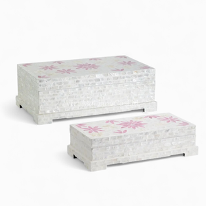 Boîte de rangement décorative en nacre en gros, incrustation de coquillages faite à la main, fournisseur OEM - Product Image 6