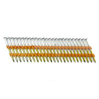 21 degrés 3x0.131 pouces bande en plastique tête ronde anneau lisse tige chaud plongé galvanisé collés clous d'encadrement