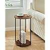 Solid Wood Plant Stand Round Bedside <b>Table</b> <b>Mid</b> <b>Century</b> Modern - Product Image 3