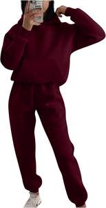 Marque distributeur Ensemble de survêtement pour femme 100% coton imprimé Survêtement pour femme Ensemble grande taille survêtement coupe ajustée pour femme - Product Image 6