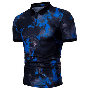 เสื้อโปโลชายแบบซับลิเมชั่น แขนสั้น สกรีนโลโก้ได้ เสื้อโปโลสำหรับขาย - Product Image 1